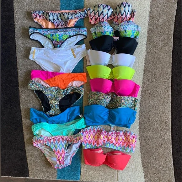 Victoria’s Secret Bikini Bundle 18 pieces - Picture 1 of 7